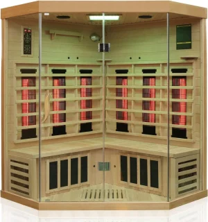 MARA Infraroodcabine 2/4 personen Hemlock 140x140x190 cm