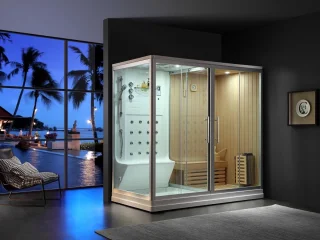 Mawialux Pico sauna en stoomcabine glans wit 220x120x220 cm