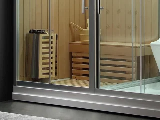 Mawialux STSAUWR sauna stoomcabine glans wit 220x160x220cm
