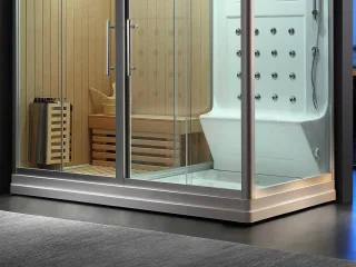 Mawialux STSAUWR sauna stoomcabine glans wit 220x160x220cm
