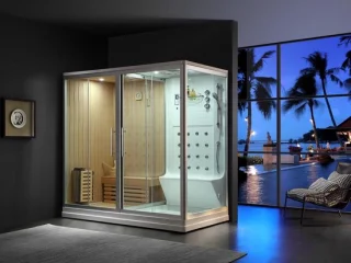 Mawialux STSAUWR sauna stoomcabine glans wit 220x160x220cm