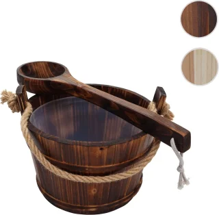 MCW Saunacuip B26 Dennehout 3,5L Donkerbruin