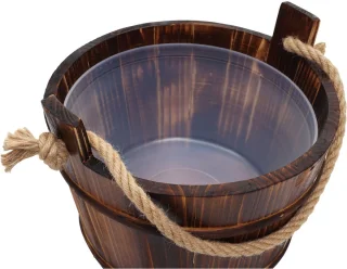 MCW Saunacuip B26 Dennehout 3,5L Donkerbruin