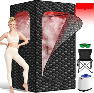 De Merkloos Draagbare Infrarood Stoomsauna in één oogopslag