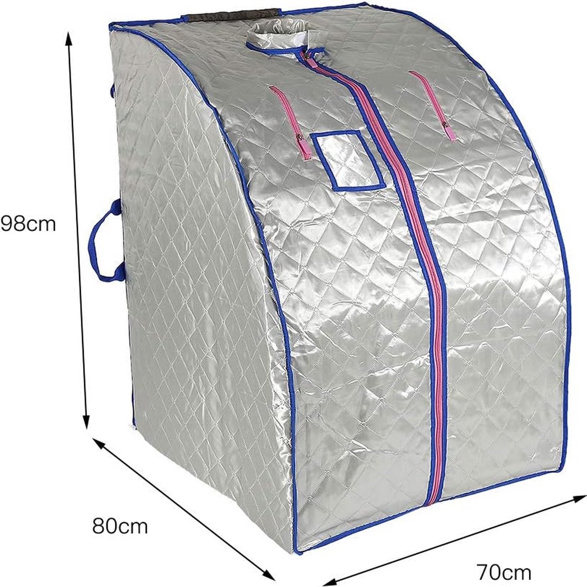 Wat vinden we goed aan de Mobiele Sauna Draagbare Sauna Tent Zilver 80x70x98cm