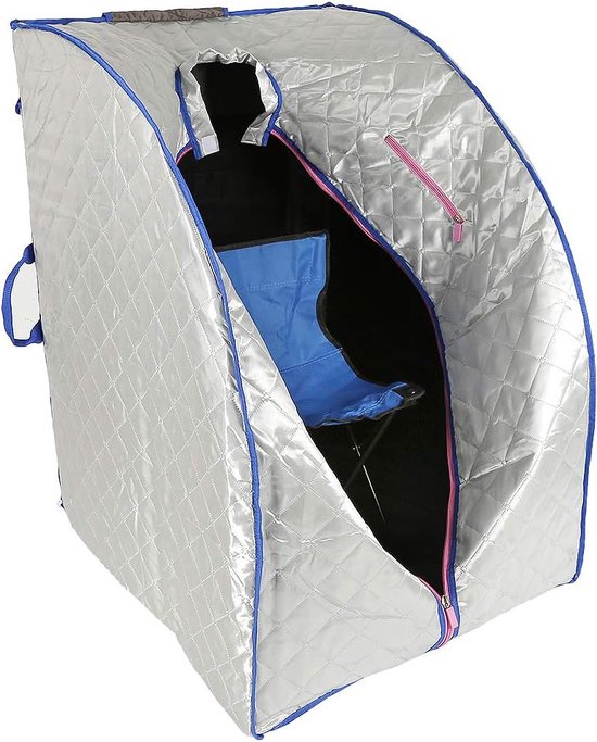Mobiele Sauna Draagbare Sauna Tent Zilver 80x70x98cm review