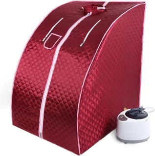 Mobiele Sauna Rood 76x88x99cm