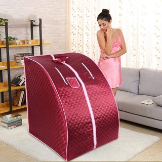 Mobiele Sauna Rood 76x88x99cm