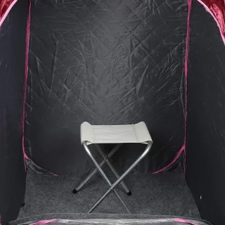 Mobiele Sauna Rood 80x80x100cm