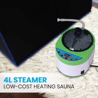 Mobiele Sauna Tent Blauw/Zwart 177x88x88cm