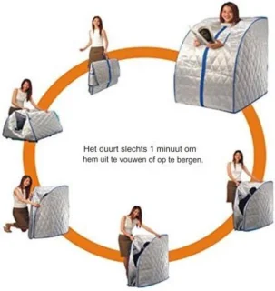 Mobiele Sauna Tent Grijs
