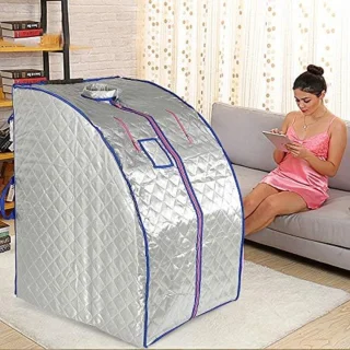 Mobiele Sauna Tent Zilver