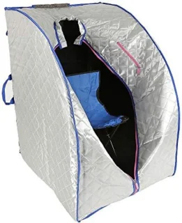 Mobiele Sauna Tent Zilver