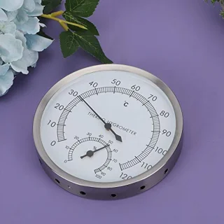 Mumusuki RVS Sauna Thermometer & Hygrometer
