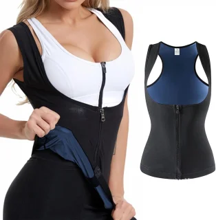 De Neopreen Sauna Vest Dames - Tailletrainer in één oogopslag