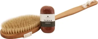 Nikkarien Sauna Borstel met Terva Zeep 110 g