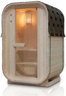 Nolvik Vierkante Barrelsauna 120x128x194 cm