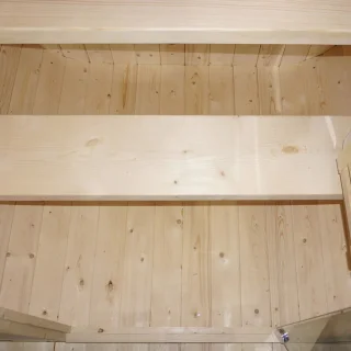 Nolvik Vierkante Barrelsauna 120x128x194 cm