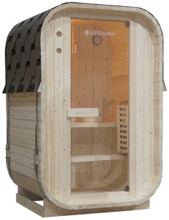 Nolvik Vierkante Barrelsauna 120x128x194 cm