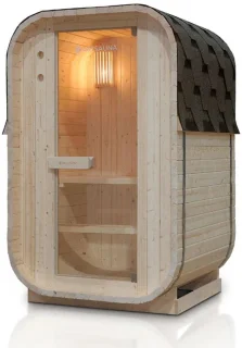 Nolvik Vierkante Barrelsauna 120x128x194 cm