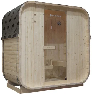 Nolvik Vierkante Barrelsauna 120x185x194 cm