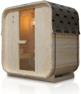 Nolvik Vierkante Barrelsauna 120x185x194 cm