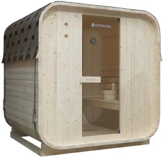 Nolvik Vierkante Barrelsauna 180x185x194 cm