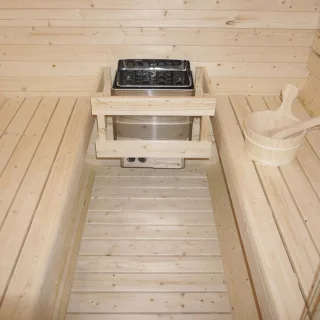 Nolvik Vierkante Barrelsauna 180x185x194 cm