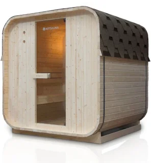 Nolvik Vierkante Barrelsauna 180x185x194 cm