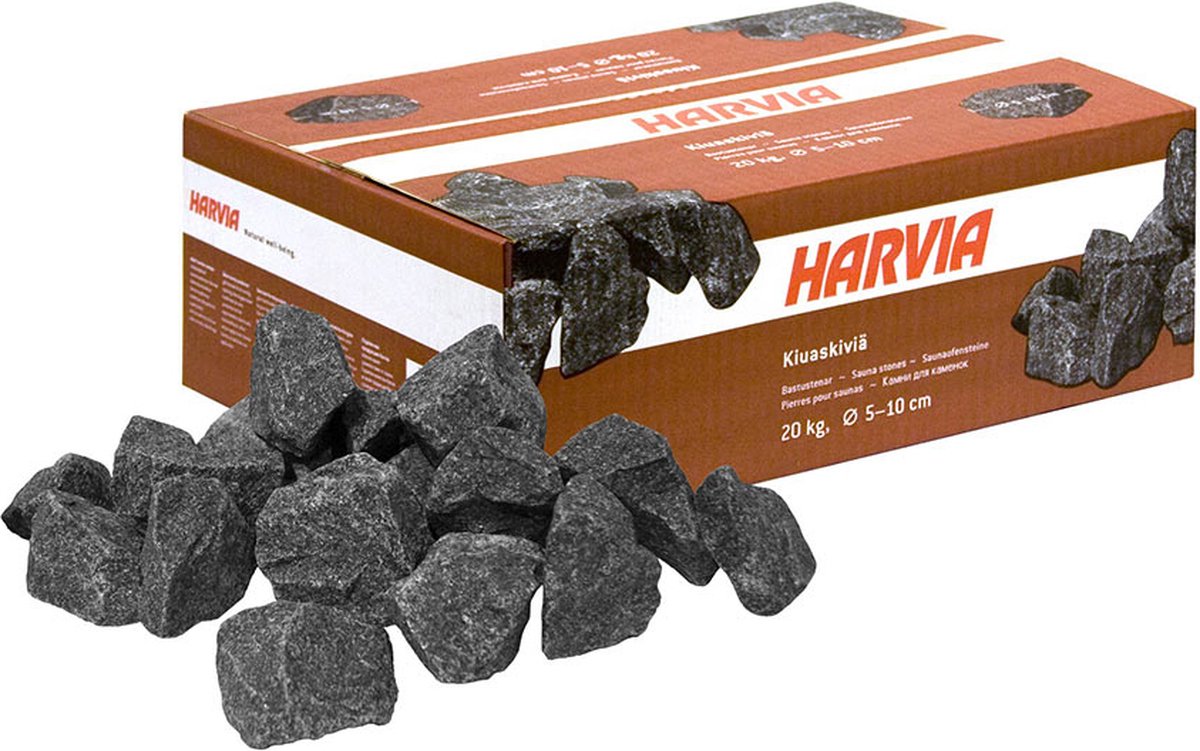 Wat vinden we goed aan de Novum Harvia Saunastenen 20kg