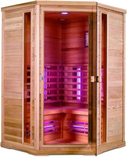 Novum Health Company 5 Tweepersoons Infrarood Hoeksauna Full Spectrum