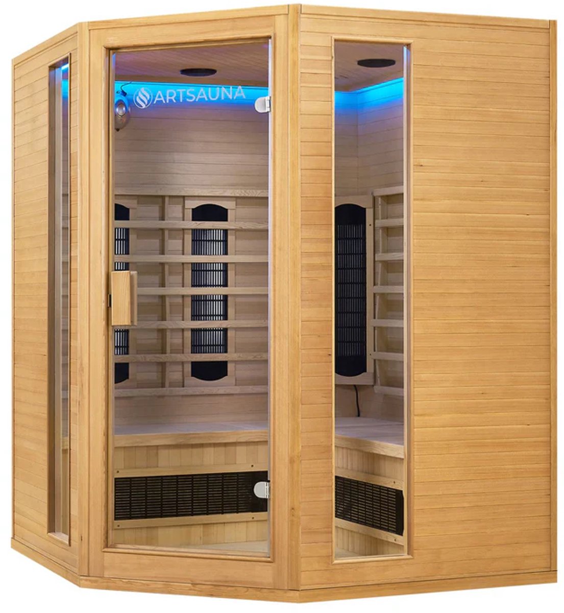 De Nyborg E150K Infraroodcabine 150x150x190cm 4 Persoons in één oogopslag