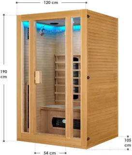 Nyborg S120K Infraroodcabine 2 Persoons