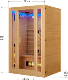 Nyborg S120V Infraroodcabine 2 Persoons