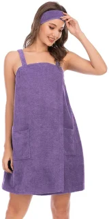 Omgoods dames handdoek wrap met hoofdband