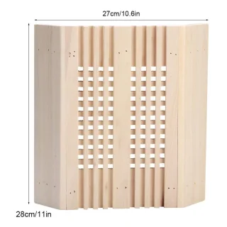 Omgoods - houten saunalampenkap voor wandmontage