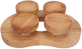Omgoods nekkussen houten sauna