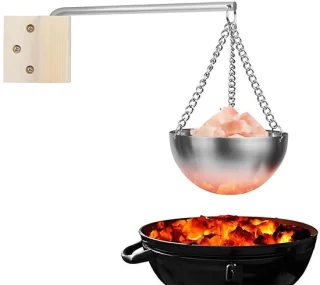 Omgoods sauna kom roestvrijstalen kruidenschaal