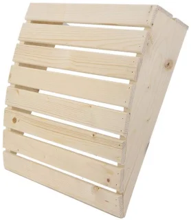 Omgoods saunakussen houten hoofdsteun