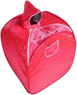 Opvouwbare Saunatent 115 cm Rood