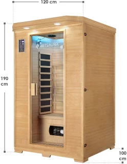 Oslo Infraroodcabine 2 Personen 120x100x190 cm