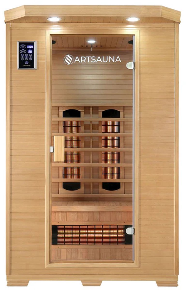 De Oslo Infraroodcabine 2-Persoons 120x100x190 cm in één oogopslag