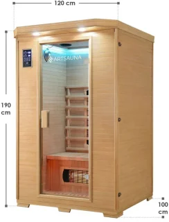 Oslo Infraroodcabine 2-Persoons 120x100x190 cm