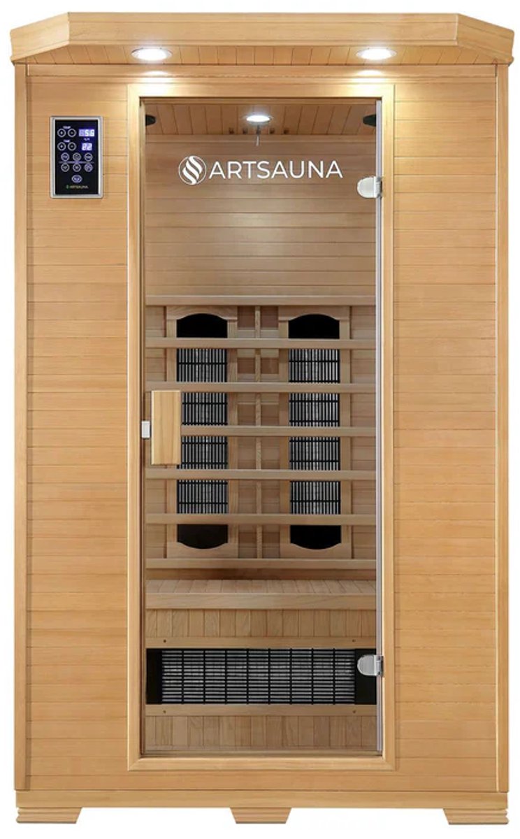 De Oslo Infraroodcabine 2 Persoons 120x100x190cm in één oogopslag