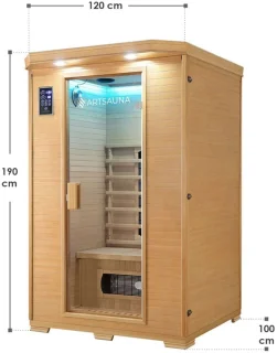 Oslo Infraroodcabine 2 Persoons 120x100x190cm