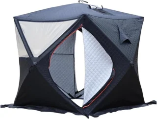 Outdoor sauna tent winter tent 3-4 personen zwart