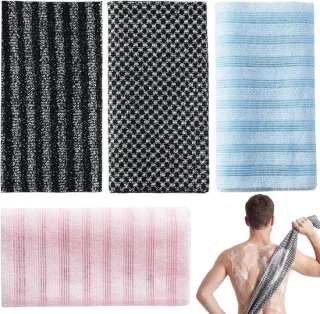Peeling-douchehanddoek 4 stuks - rugschrobber - ShopVlot