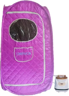Persoonlijke stoomcabine 72 x 72 x 125 cm paars