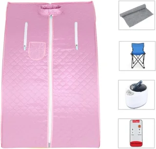 PIPIPOXER Draagbare Stoomcabine Roze
