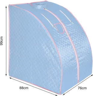 PIPIPOXER Draagbare stoomsauna 1,8" Blauw